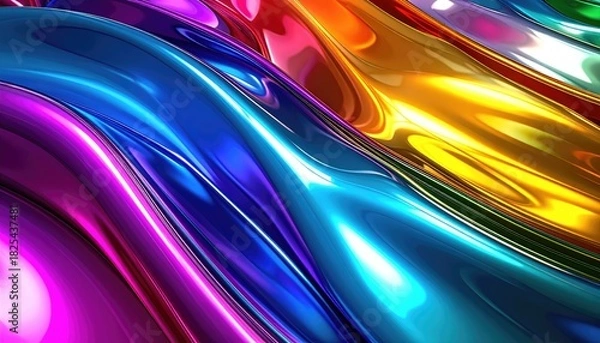 Obraz Abstract background with colorful gradient rainbow beautiful
