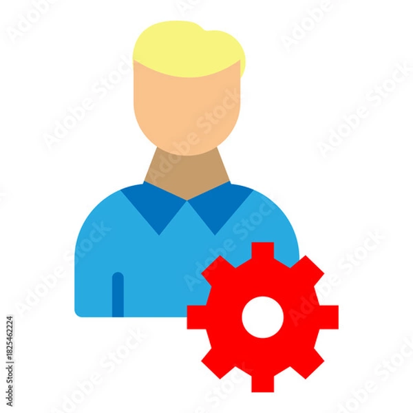 Fototapeta Productivity Vector Flat Icon Design
