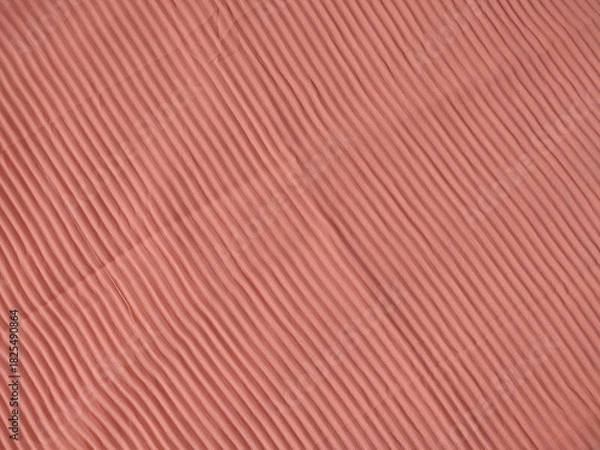Fototapeta background and pattern of plain pink fabric with striped motif