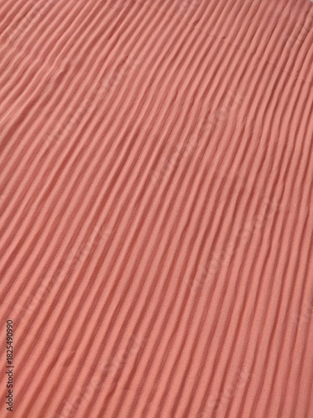 Fototapeta background and pattern of plain pink fabric with striped motif