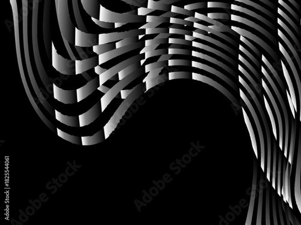 Fototapeta aesthetic liquid abstrck gradient background with dynamic shape