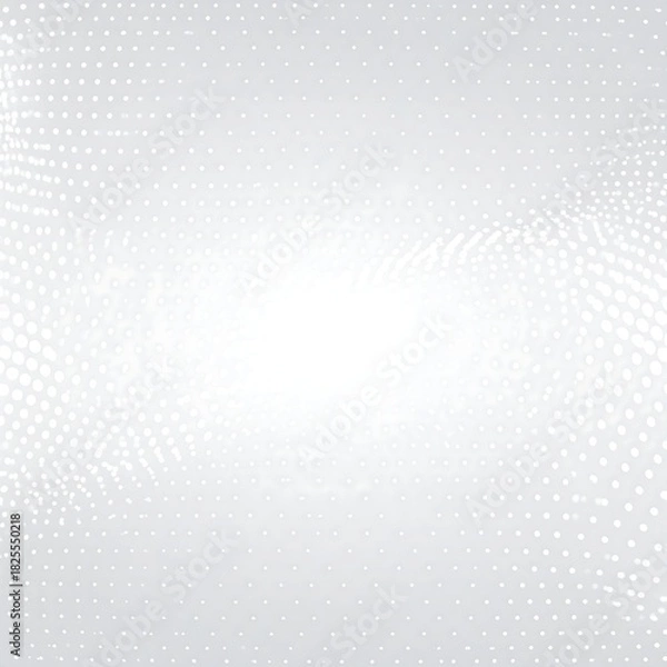 Fototapeta Subtle, gradient grey background with dot pattern