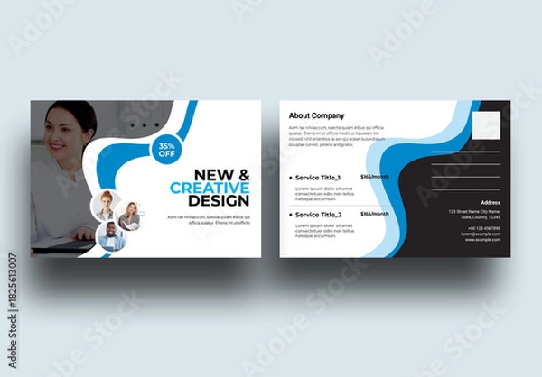 Fototapeta Business Post Card