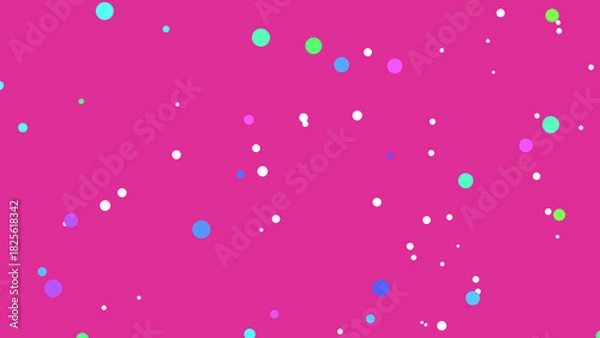 Obraz 星をイメージしたポップな背景