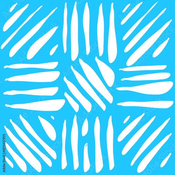 Fototapeta Abstract scribble seamless pattern 