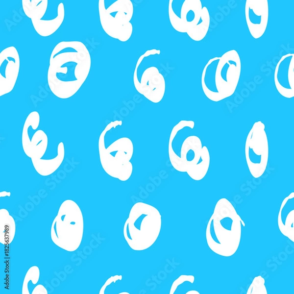 Fototapeta Abstract scribble seamless pattern 