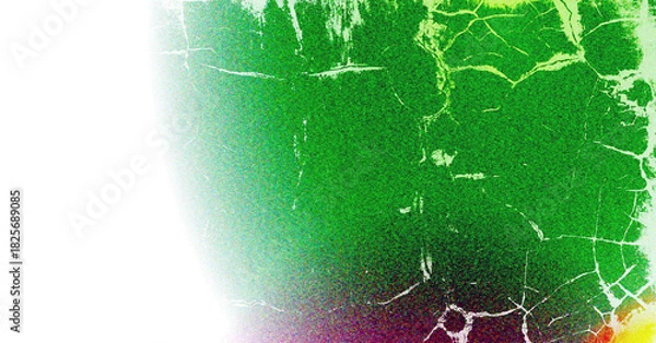 Fototapeta An old wall reveals its vibrant history cracked plaster and colorful layers show a life of resilience and change in high