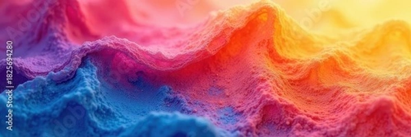 Obraz Close-up view of textured watercolor paper, fibrous , high res, paper fibers, rough