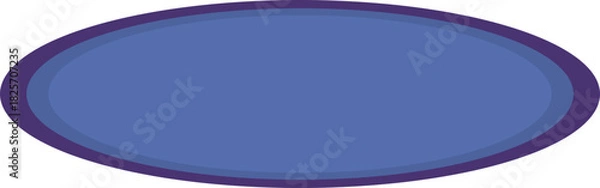 Fototapeta blue glossy button