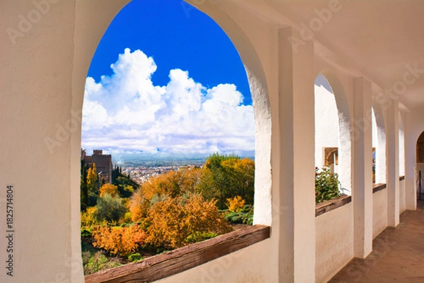 Obraz アンダルシア地方・グラナダの美しい景観