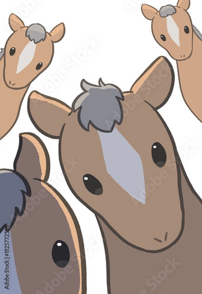 Obraz 2026年午年年賀状素材_12