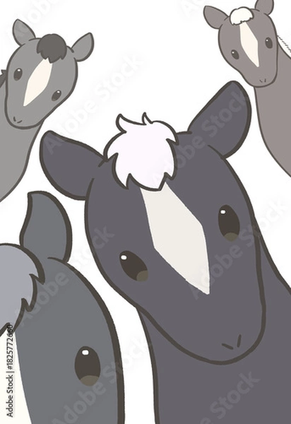 Obraz 2026年午年年賀状素材_17