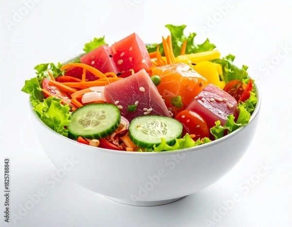 Obraz Traditional Yusheng Salad For Lunar New Year