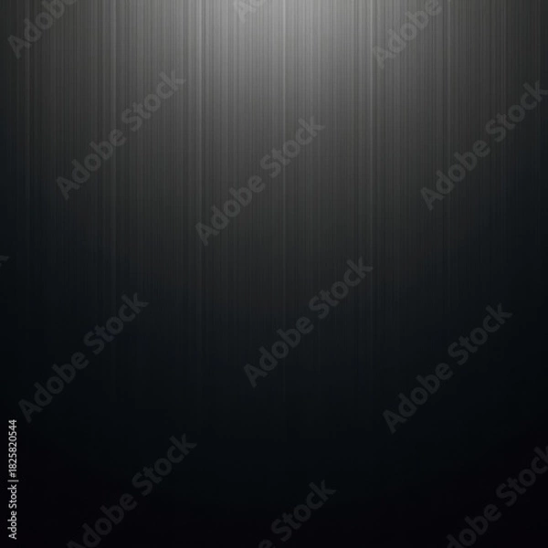 Fototapeta Dark abstract background with vertical light rays and subtle texture