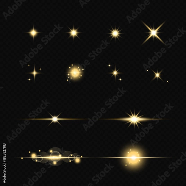 Obraz 빛 일러스트 디자인