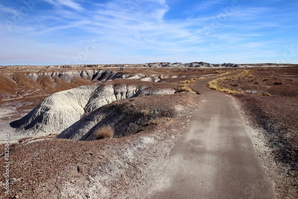 Obraz trail on badlands