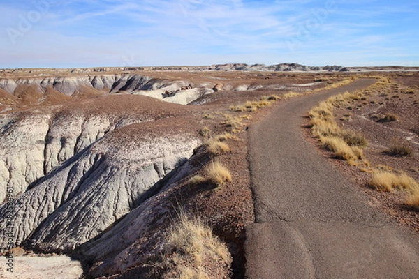 Obraz trail on badlands