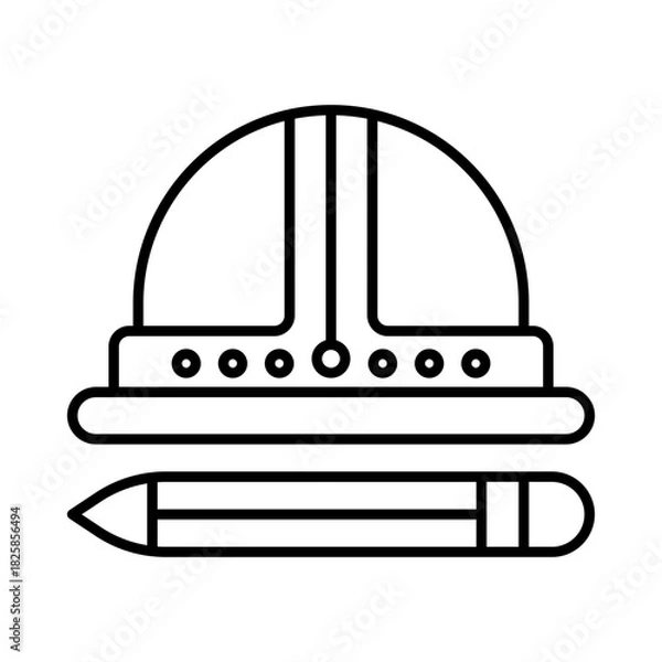 Obraz Helmet icon