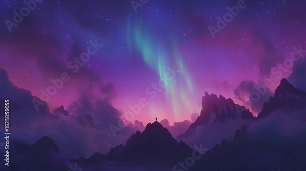 Obraz Aurora Borealis in the Sky