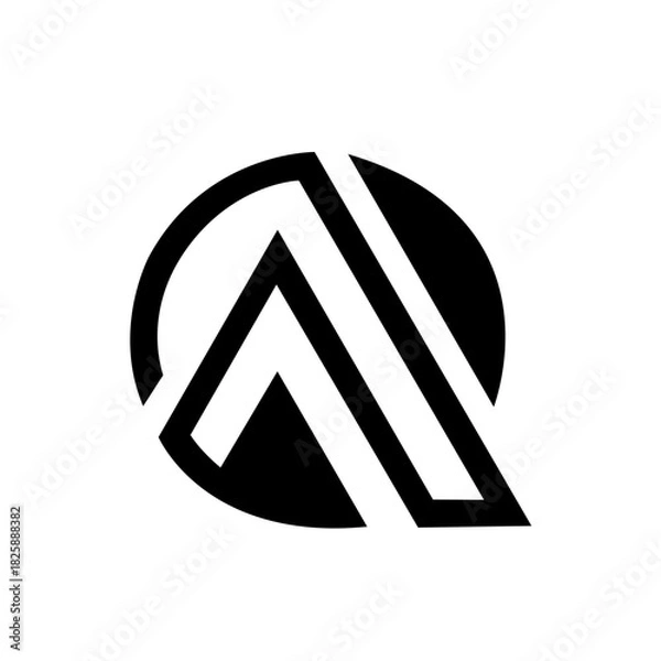 Obraz a monogram logo