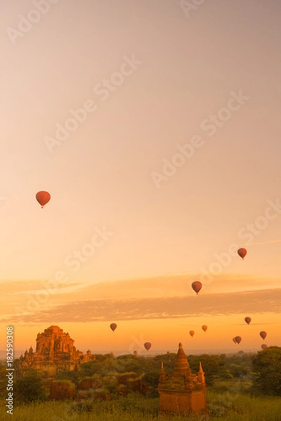 Obraz morning at Bagan Myanmar