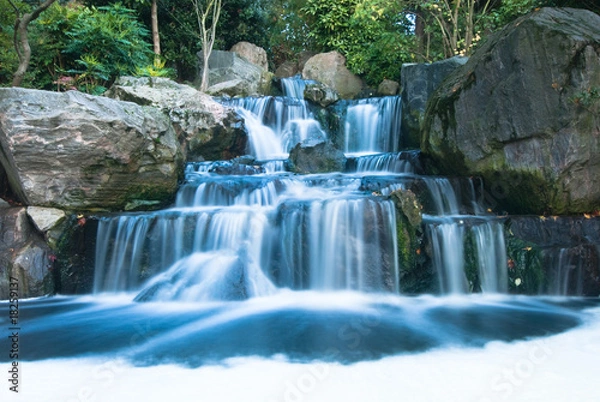 Obraz Oriental waterfall landscape
