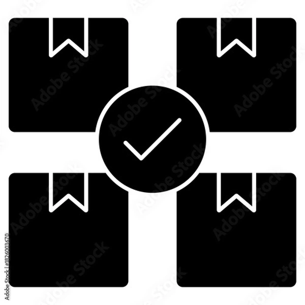 Fototapeta Stock icon, Product Stock, Inventory Stock, Warehouse Stock, Stock Management