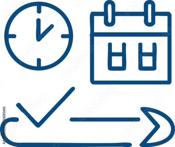 Obraz Abstract graphic design with vibrant color palette and clean lines