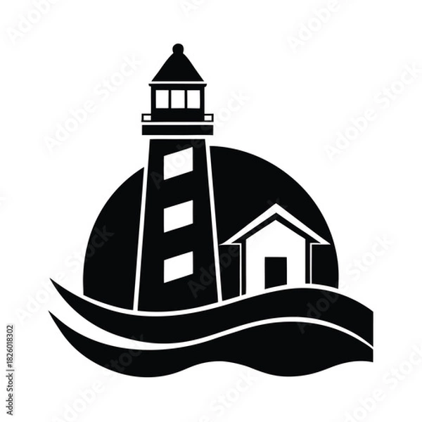 Obraz Lighthouse Property Real Estate Icon