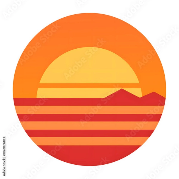 Fototapeta pizza icon vector illustration