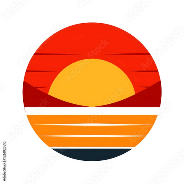 Fototapeta vector illustration of an abstract background