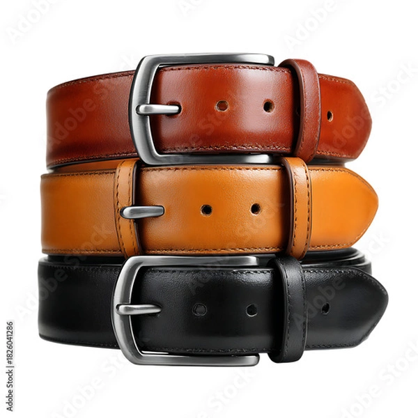 Obraz leather belt isolated
