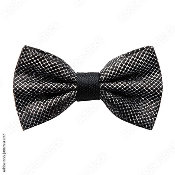 Obraz blue bow tie on white