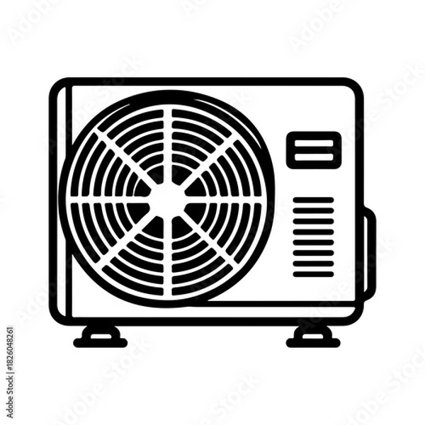 Fototapeta Detailed illustration of a silhouetted mystical tree against a vibrant sunset backdrop with intricate branches and glowing aura