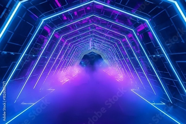 Obraz 3D Geometric & Sci-Fi Backgrounds