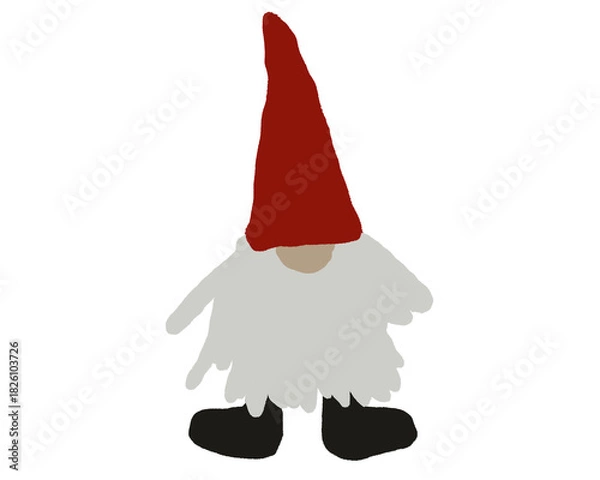 Obraz santa claus hat isolated