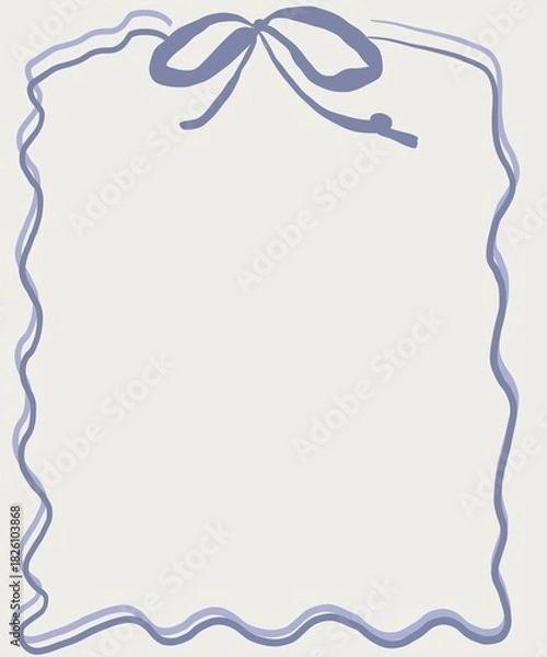 Obraz frame with bow