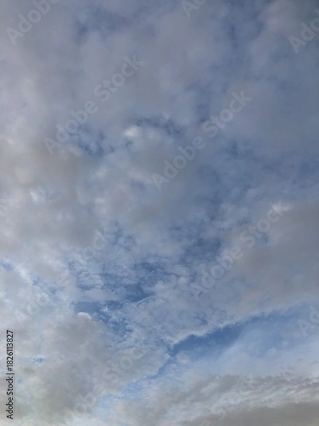 Fototapeta blue sky with clouds