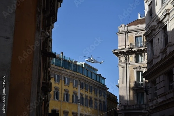 Fototapeta Street life in Rome.