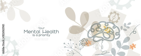 Obraz Your Mental Health is a priority.	
