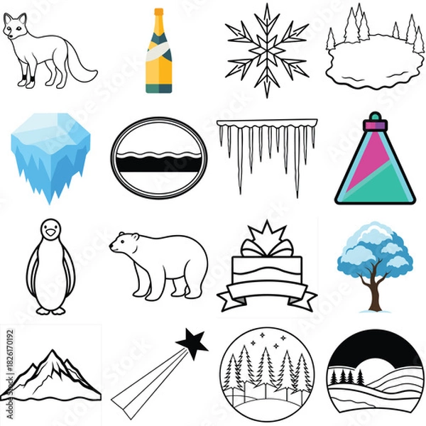 Fototapeta Vector graphic file, digital image format, scalable visual data