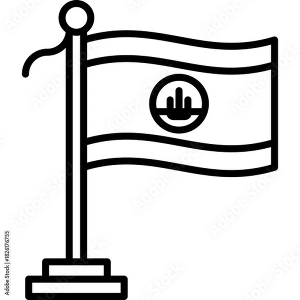 Obraz French Polynesia Icon