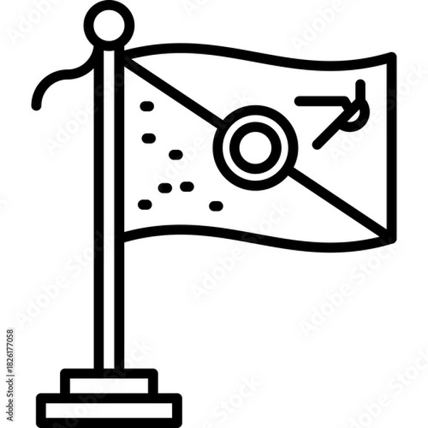 Obraz Christmas Island Icon