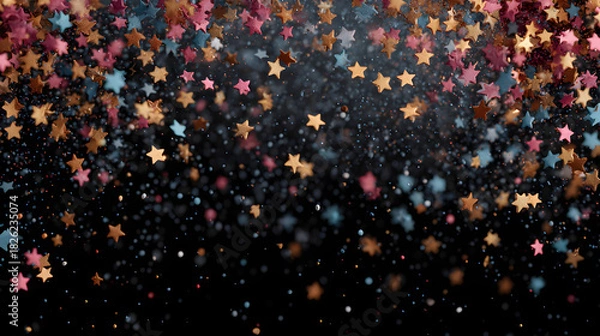 Obraz christmas lights background