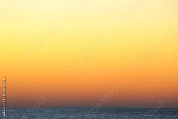 Fototapeta 日没後の夕焼け空