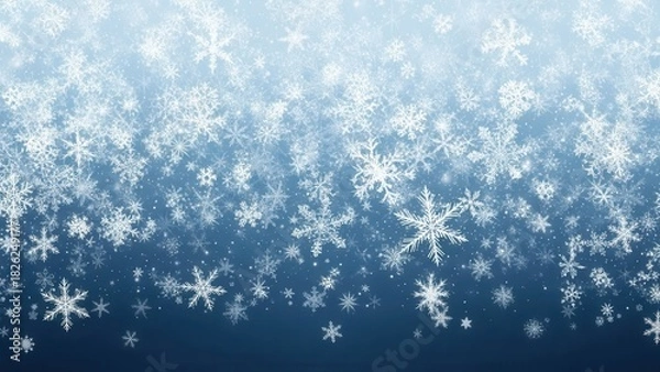 Obraz Falling Snowflakes Background 20251127 photo