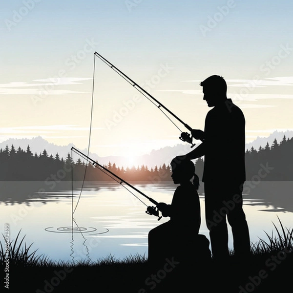 Fototapeta Modern abstract vector design with geometric shapes and bold color palette for creative projects