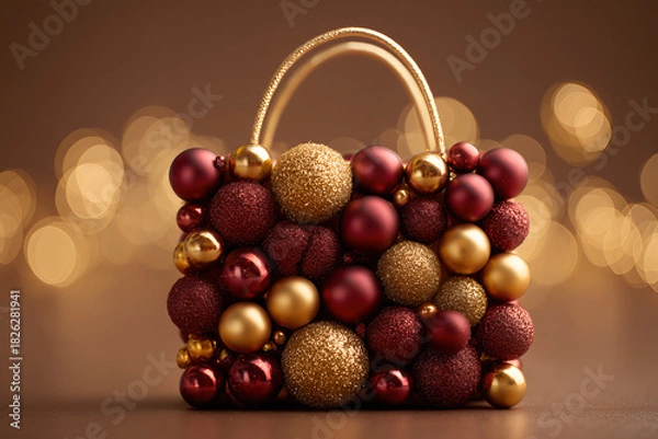Obraz Festive Ornament Handbag