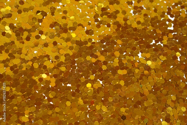 Fototapeta glitter or gold sequin texture background