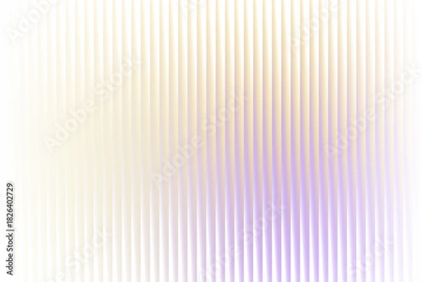 Fototapeta Abstract vertical lines with soft yellow and purple gradient on white background